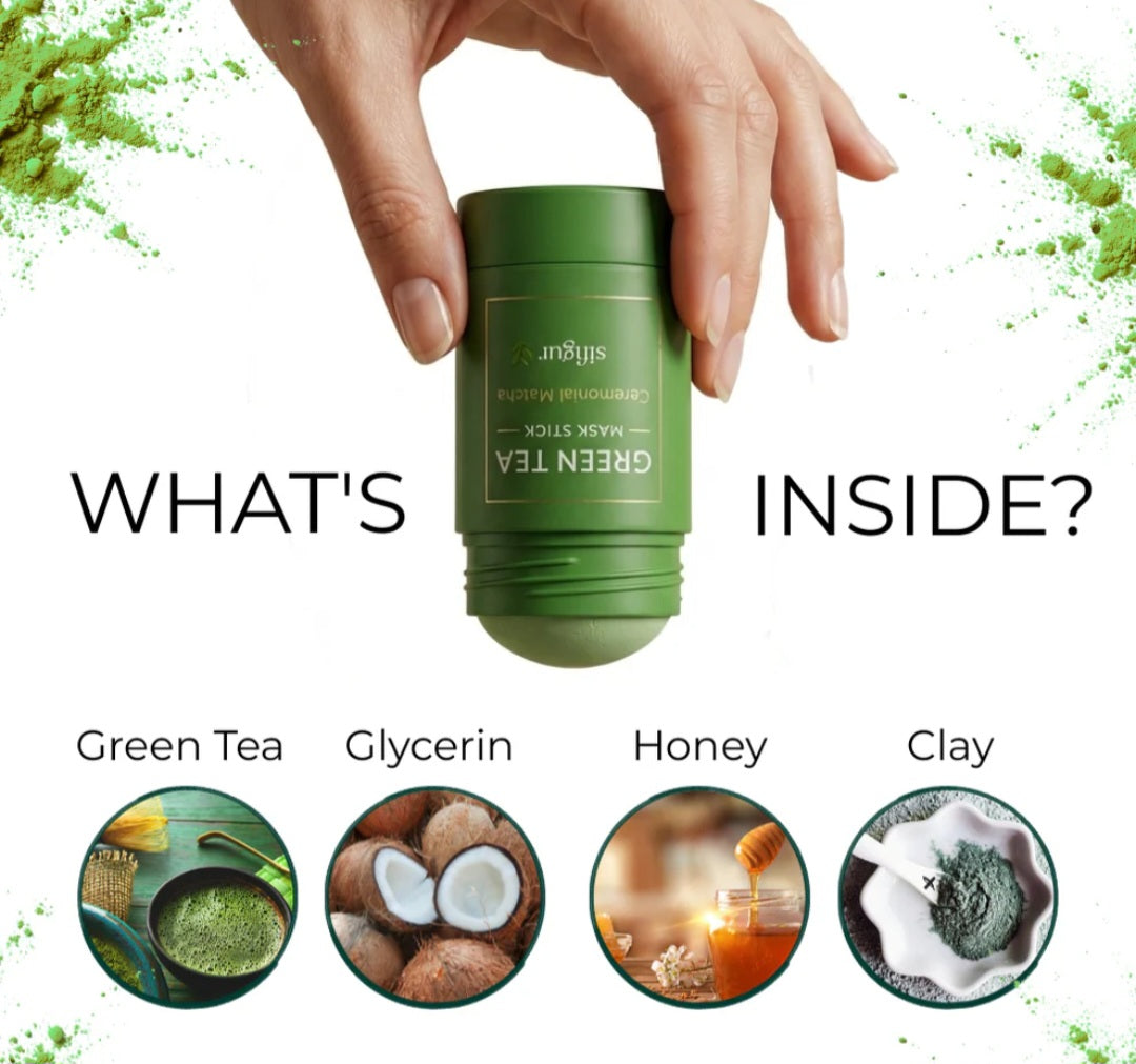GREEN TEA ROLL - Skin Care Blend That Just "Feels Right" To The PCOS Harmonal Acne Skin