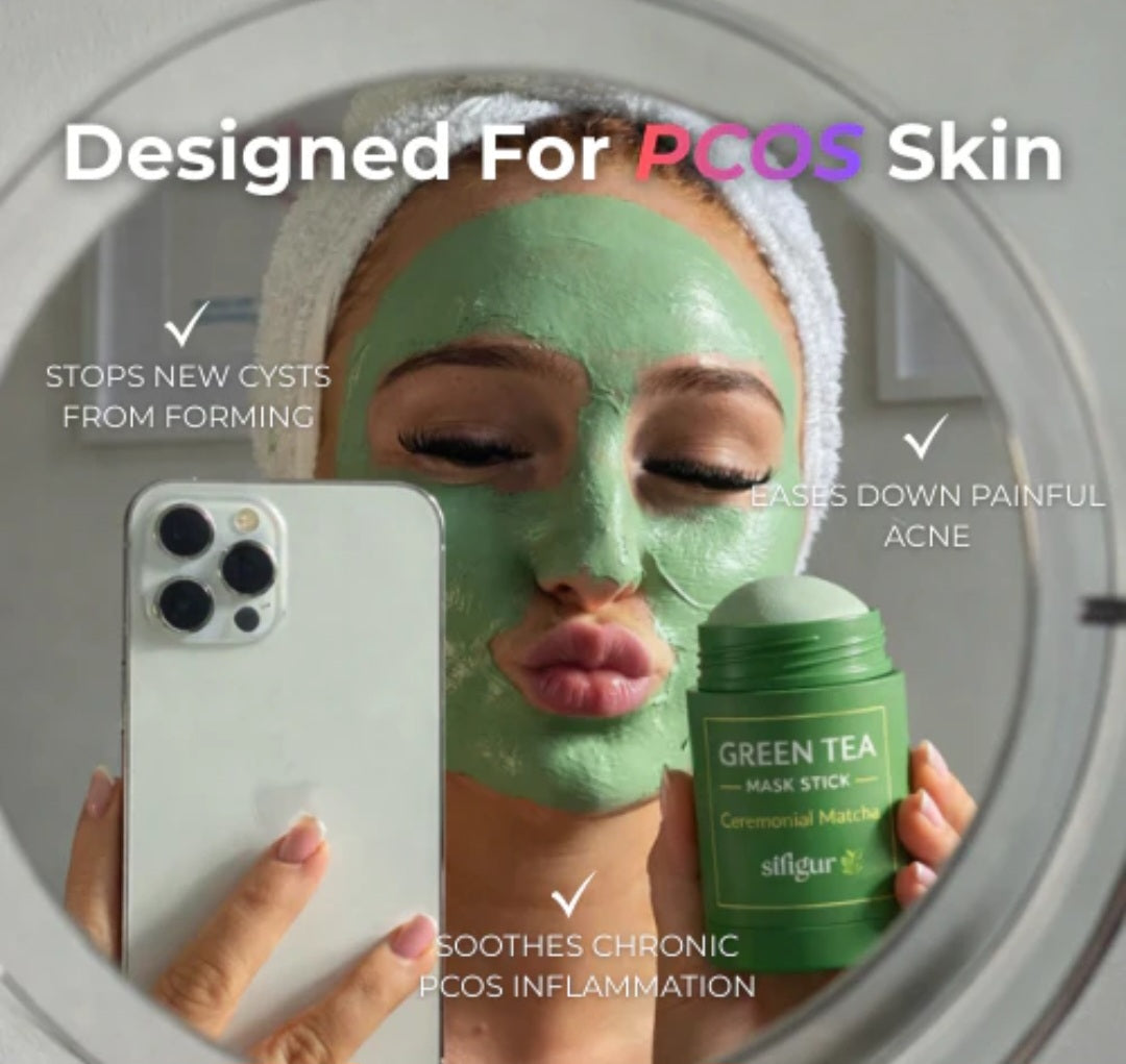 GREEN TEA ROLL - Skin Care Blend That Just "Feels Right" To The PCOS Harmonal Acne Skin